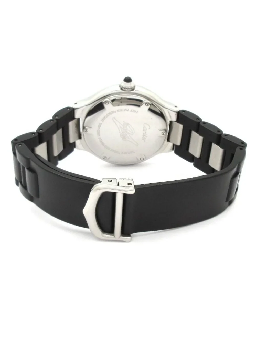 Cartier Watch Must 21 Vantean Autoscuff Black